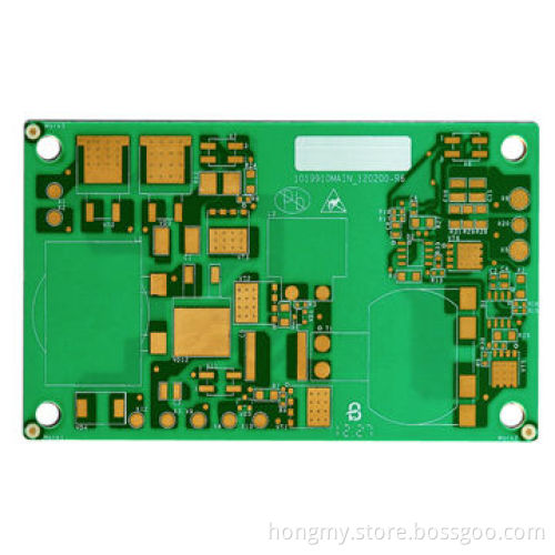 Double-sided PCB with Heavy Copper and Immersion Gold Finish, 2.0mm Thickness